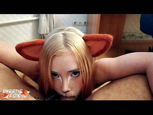 ❤️ Кіцуне ковтає член і кончить в рот Якісне порно на uk.tube-sexer-com.ru ️❤